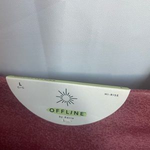 Aerie faux leather leggings rose pink, offline, cross waist nwt